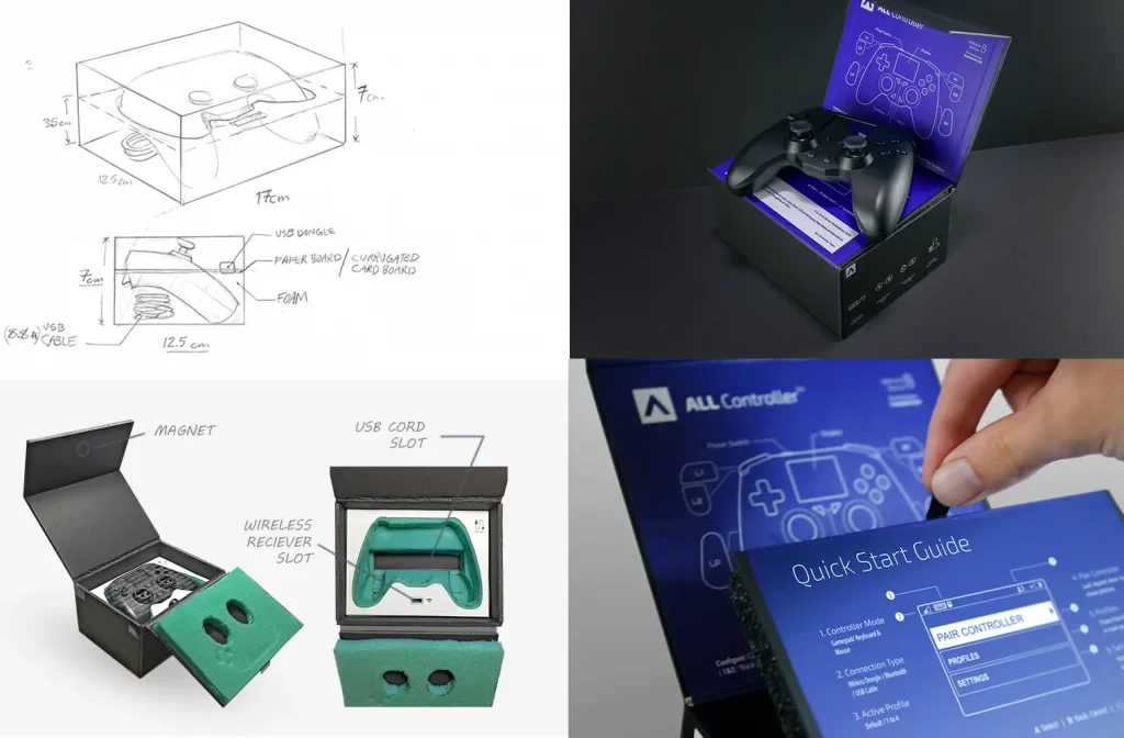 ALL Controller Gamepad_Behzad Rashidi_Package design process 01